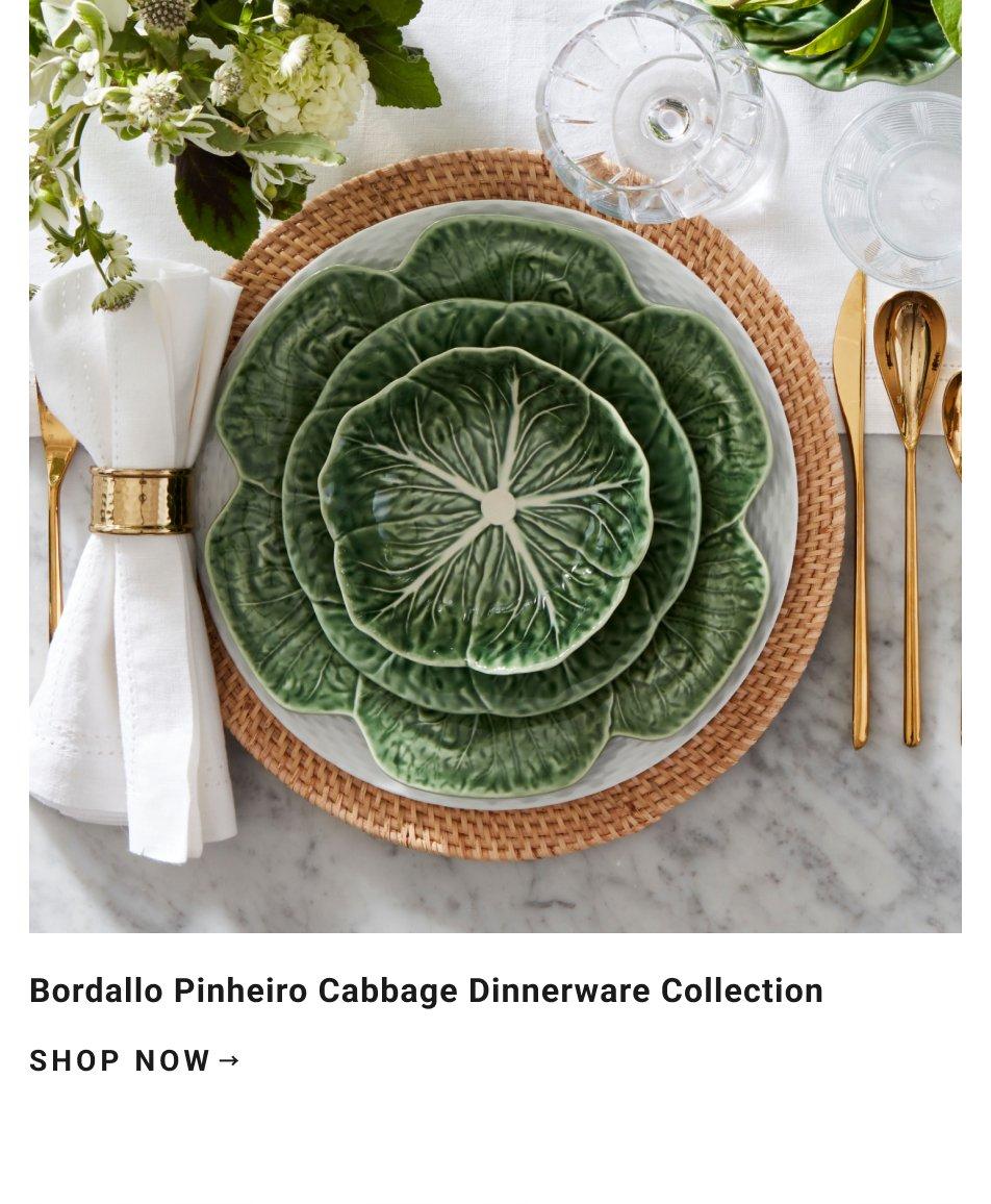 Bordallo Pinheiro Cabbage Dinnerware Collection